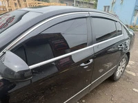 Вітровики з хром молдингом SD (EU, 4 шт, Niken) для Volkswagen Passat B6 2006-2012рр