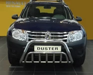 Кенгурятник WT002 (нерж) для Dacia Duster 2008-2018 рр