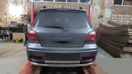 Задня дуга AK002/2 (нерж) для Mitsubishi Outlander 2001-2006 рр