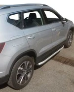 Бокові пороги Fullmond (2 шт., алюм.) для Seat Ateca