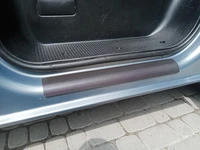 Накладки на пороги ABS (2 шт, DDU) Мат для Nissan Primastar 2002-2014 рр