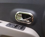 Накладки на внутрішні ручки OmsaLine (4 шт., нерж.) для Dacia Lodgy 2012-2022 рр