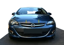 Накладки на передню решітку 2012-2015 (нерж) для Opel Astra J рр