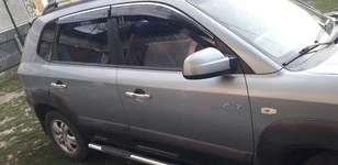 Накладки на ручки (4 шт, нерж) для Hyundai Tucson JM 2004- рр