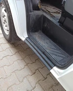 Накладки на пороги EuroCap (2 шт, ABS) для Ford Transit 2000-2014 рр