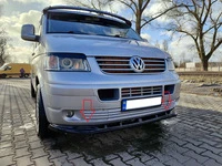 Передня лип накладка (ABS) для Volkswagen T5 Multivan 2003-2010 рр