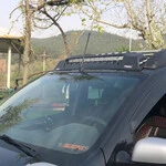 Козирок вітрового скла V3 (LED) для Hyundai Galloper 1997-2003 рр