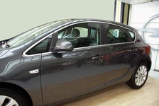 Повна окантовка вікон (HB, 12 шт, нерж) для Opel Astra J 2009-2015 рр