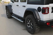 Бокові пороги Mevsim Grey (2 шт., Алюміній) для Jeep Wrangler 2018- рр