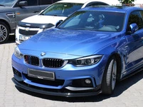 Накладка на передній бампер ЛИП для М-Performance (чорна) для BMW 4 серія F-32 2012-2020 рр