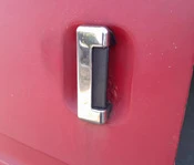 Накладки на ручки (4 шт., нерж.) для Ford Transit 1991-2000 рр