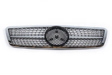 Передня решітка Diamond Silver для Mercedes C-class W203 2000-2007рр