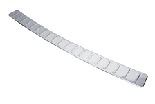 Накладки на задній бампер Carmos (нерж.) для Peugeot Bipper