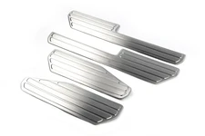 Накладки на внутрішні пороги OmsaLine (4 шт, нерж) для Volkswagen Amarok 2010-2022 рр