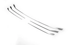 Накладки на решітку Хром 2019-2025 (6 шт, нерж) OmsaLine - Італійська нержавейка для Volkswagen T6