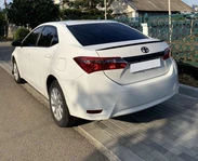 Спойлер LIP (Sunplex, чорний) (118см *6,4см) для Toyota Corolla 2013-2019 рр