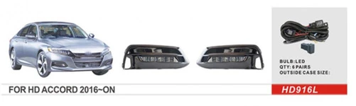 Противотуманки EU-type (2017-2020, LED) для Honda Accord X рр