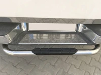 Задній захист Omsa (нерж) 70 мм для Nissan Navara/NP300 2016- рр