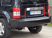 Кромка багажника (нерж.) для Jeep Cherokee/Liberty 2007-2013рр