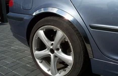 Накладки на арки (4 шт, нерж) для BMW 3 серія E-46 1998-2006 рр