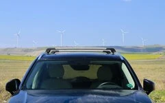 Поперечки на рейлінги під ключ (2 шт) Сірі для Volvo XC90 2015- рр