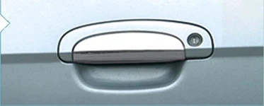 Накладки на ручки (4 шт) Carmos - Турецька сталь для Hyundai Getz