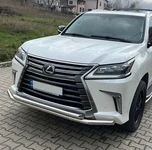 Передній захист ST014 (2015-2025, нерж) для Lexus LX570/450d