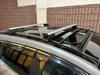 Перемички на вбудовані рейлінги під ключ Wizard V2 (2 шт) 115см, чорні для Ауди A6 C8 2018- рр