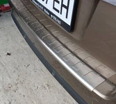 Накладка на задній бампер OmsaLine (нерж.) для Opel Zafira B 2005-2011 рр