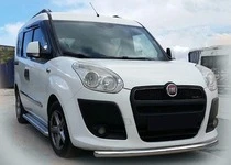 Передній захист ST008 (нерж.) 2010-2015, 42 мм для Fiat Doblo II рр