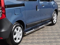 Бічні труби (2 шт., Нерж.) для Renault Dokker 2013-2022 рр