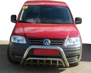 Кенгурятник WT002 (нерж) для Volkswagen Caddy 2004-2010 рр
