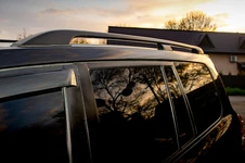 Рейлінги оригінальний дизайн Premium Black (2 шт) для Toyota Land Cruiser 200