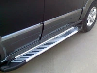 Бокові пороги Line (2 шт., алюміній) для Kia Sorento I BL 2002-2009 рр