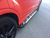 Бокові пороги Sunrise (2 шт., алюміній) для Skoda Karoq