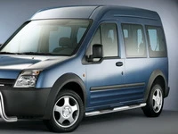 Бічні труби BB002 (2 шт., нерж.) 70 мм, стандартна база для Ford Connect 2002-2006 рр