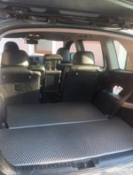 Килимок в багажник EVA (2 частини, чорний) для Toyota Highlander 2008-2013 рр