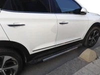 Молдинг дверний (вузький, 4 шт, нерж) Carmos - Турецька сталь для Hyundai Tucson TL 2016-2021рр