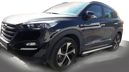 Бічні труби (2 шт., нерж) для Hyundai Tucson TL 2016-2021рр