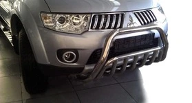 Передній захист WT002 (нерж.) для Mitsubishi Pajero Sport 2008-2015 рр