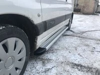 Бокові пороги Maya V2 (2 шт., алюміній) для Citroen Berlingo 1996-2008 рр