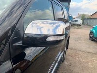 Накладки на дзеркала 2012-2025 (2 шт., нерж) OmsaLine - Італійська нержавійка для Toyota Land Cruiser 200