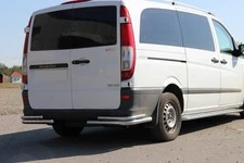 Задні куточки AK003-Double (2 шт., нерж) для Mercedes Viano 2004-2014 рр