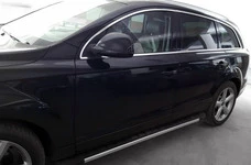 Бокові пороги Duru (2 шт., Алюміній) для Ауди Q7 2005-2015 рр