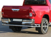 Задня дуга AK005-2 (нерж.) для Toyota Hilux 2015- рр