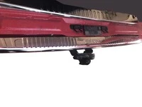 Накладка на задній бампер з загином (Omsa, нерж) Без напису, Глянцева для Mercedes Viano 2004-2014 рр