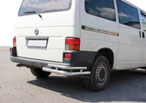 Задні куточки подвійні AK003-Double (2 шт., нерж) для Volkswagen T4 Caravelle/Multivan