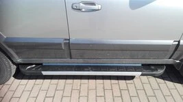 Бокові пороги RedLine V1 (2 шт., Алюміній) для Kia Sorento I BL 2002-2009 рр