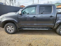 Бокові пороги Sunrise (2 шт., Алюміній) для Toyota Hilux 2006-2015 рр
