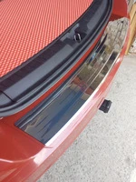 Накладка на задній бампер Carmos (нерж) для Dodge Journey 2008- рр